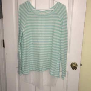 Long sleeve striped sweater